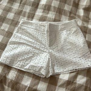 Maison Jules Eyelet Shorts